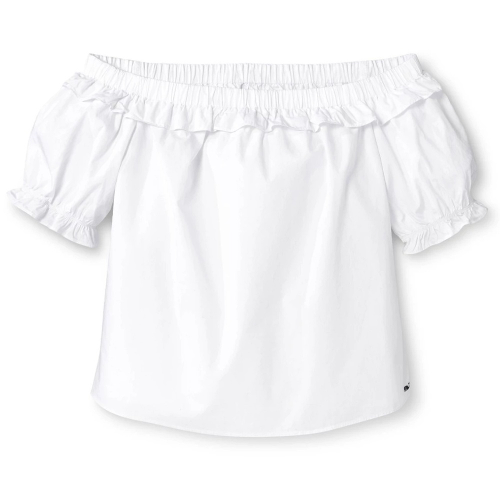 vineyard vines Target –Women's White Bardot Top